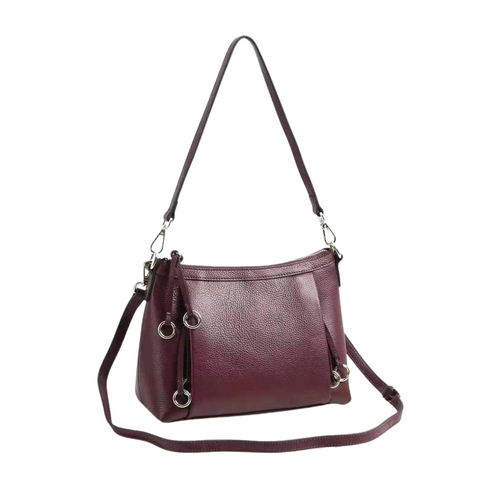 Clara Leather Shoulder Bag